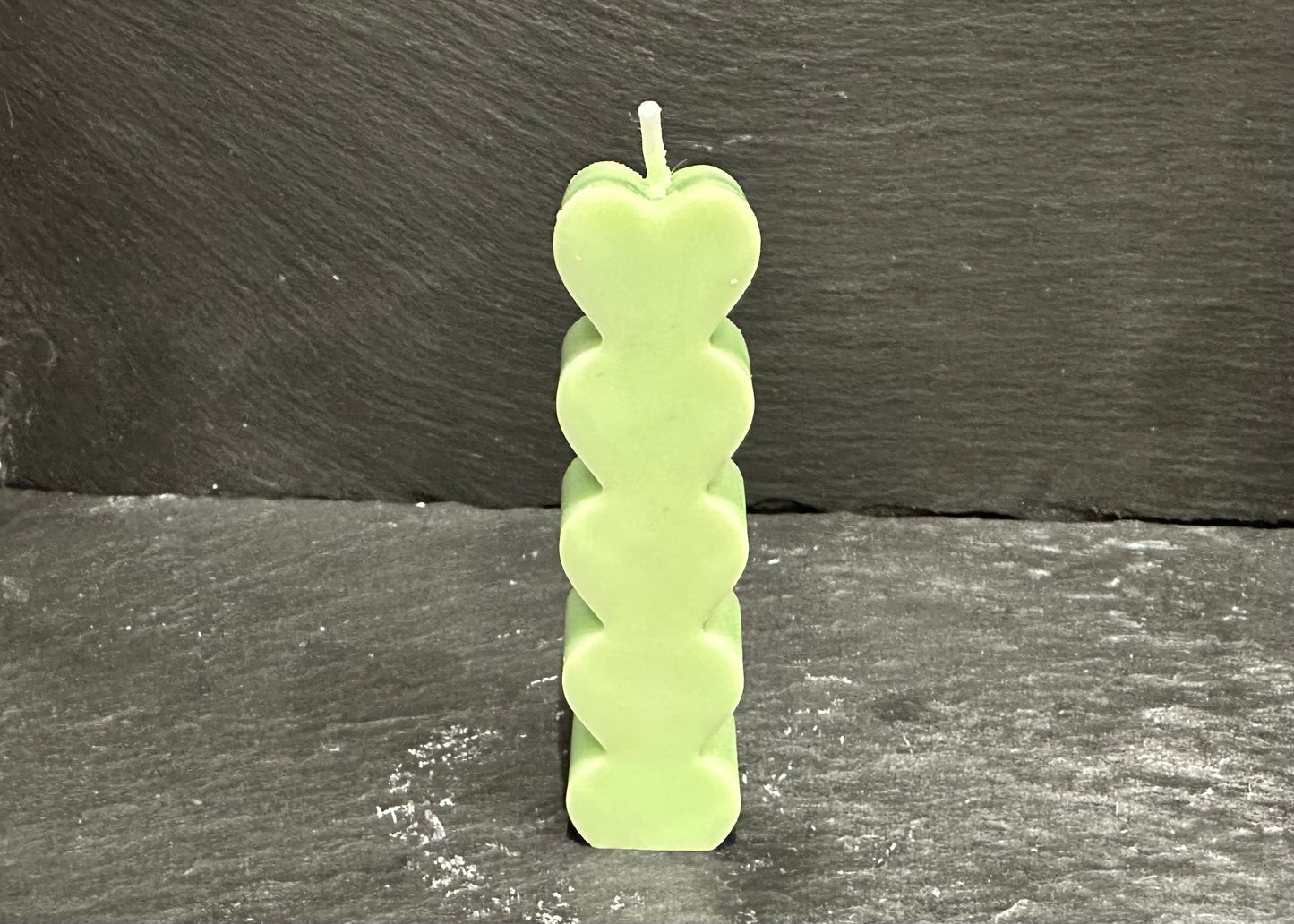 Mini Heart stack candle