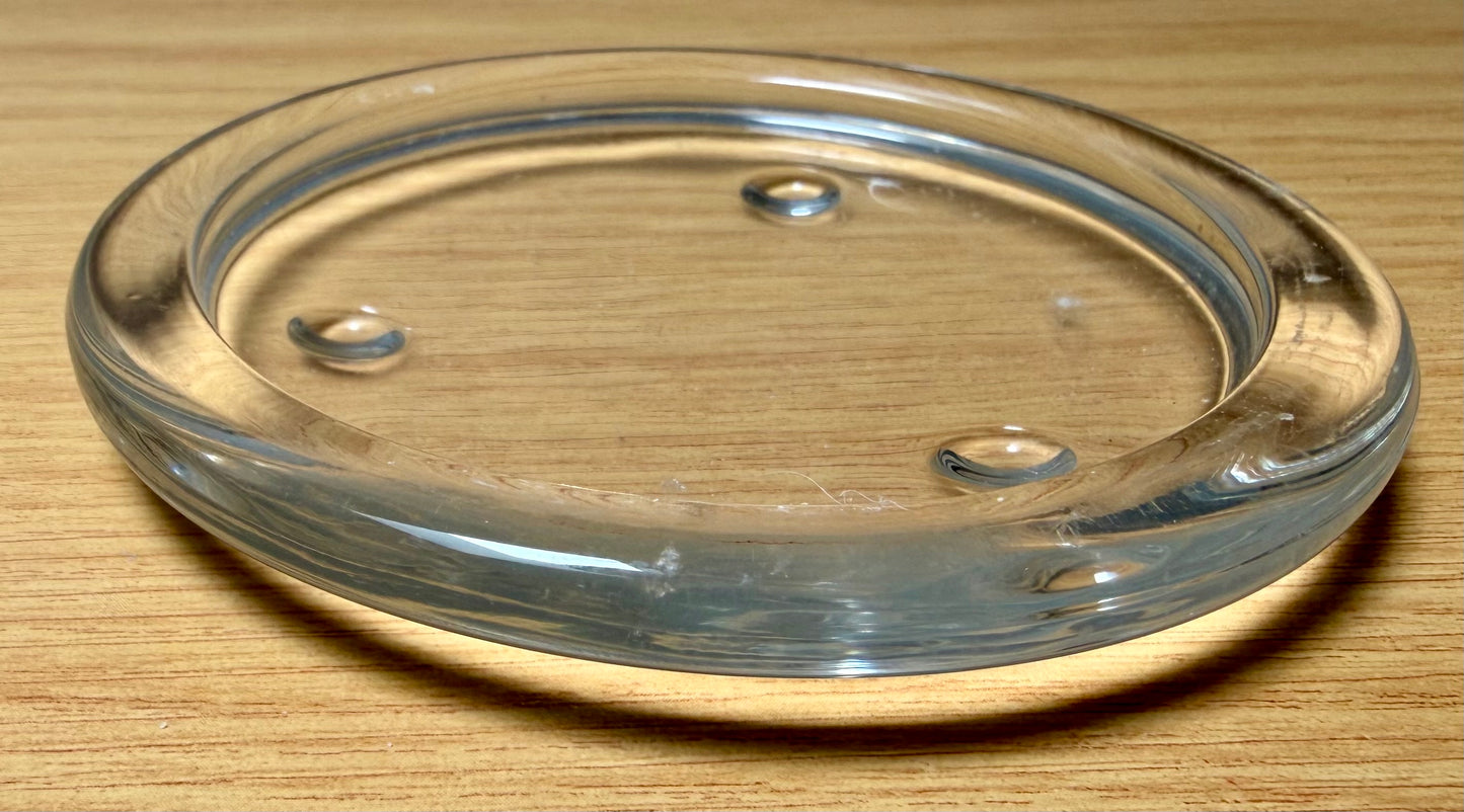 Heat Resistant Glass Candle Plate