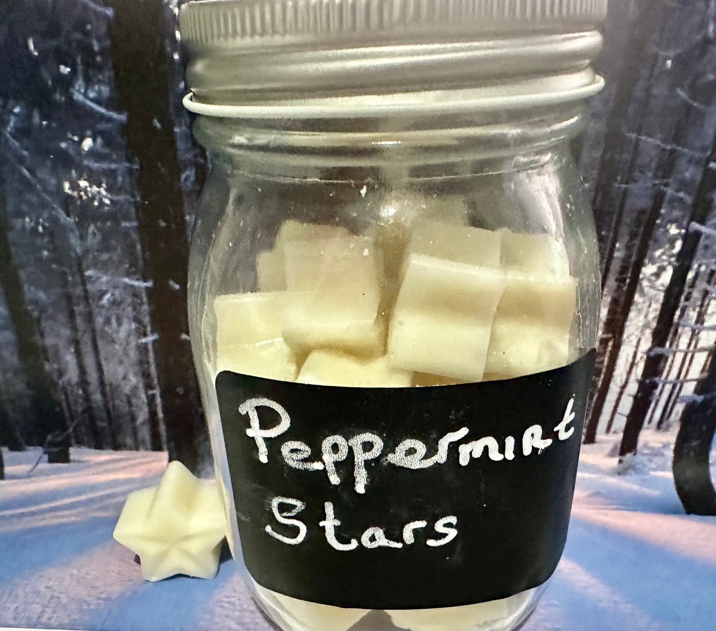 Peppermint Stars Festive Wax Melt